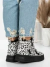 Ghete Dama din piele naturala 5SZ6 LEOPARD PRINT | PANTOFUL
