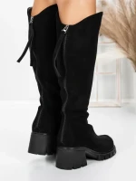 Cizme Dama cu Toc 3WL15 BLACK | MEI