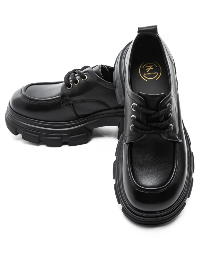 Pantofi Casual Dama din piele naturala KM1606 Negru | ... » meishop.life