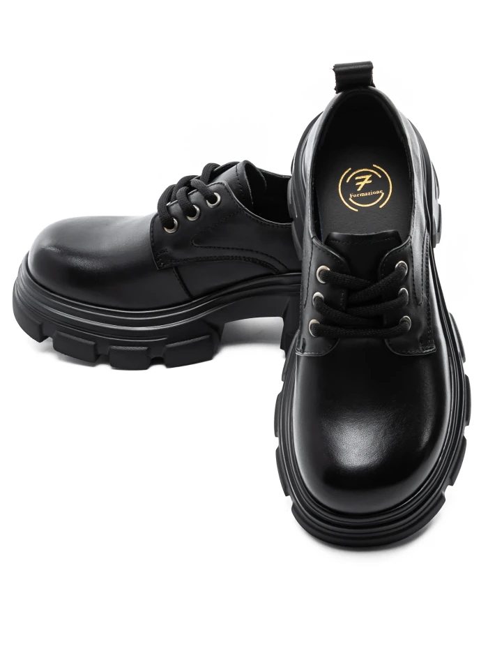 Pantofi Casual Dama din piele naturala KM1607 Negru | ... » meishop.life