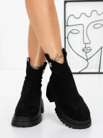 Ghete Dama cu Platforma 58WL21 BLACK | MEI