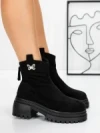 Ghete Dama cu Platforma 58WL21 BLACK | MEI