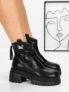 Ghete Dama cu Platforma 58WL21 BLACK | MEI