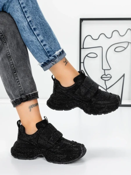 Sneakers Dama 5WL96 BLACK | MEI