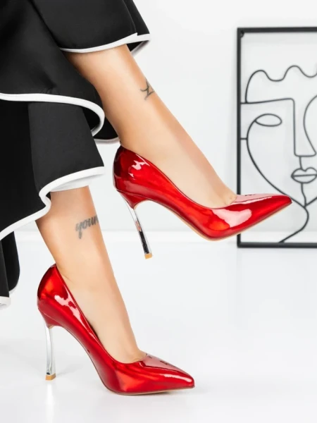 Pantofi Stiletto 3ADC80 RED | MEI