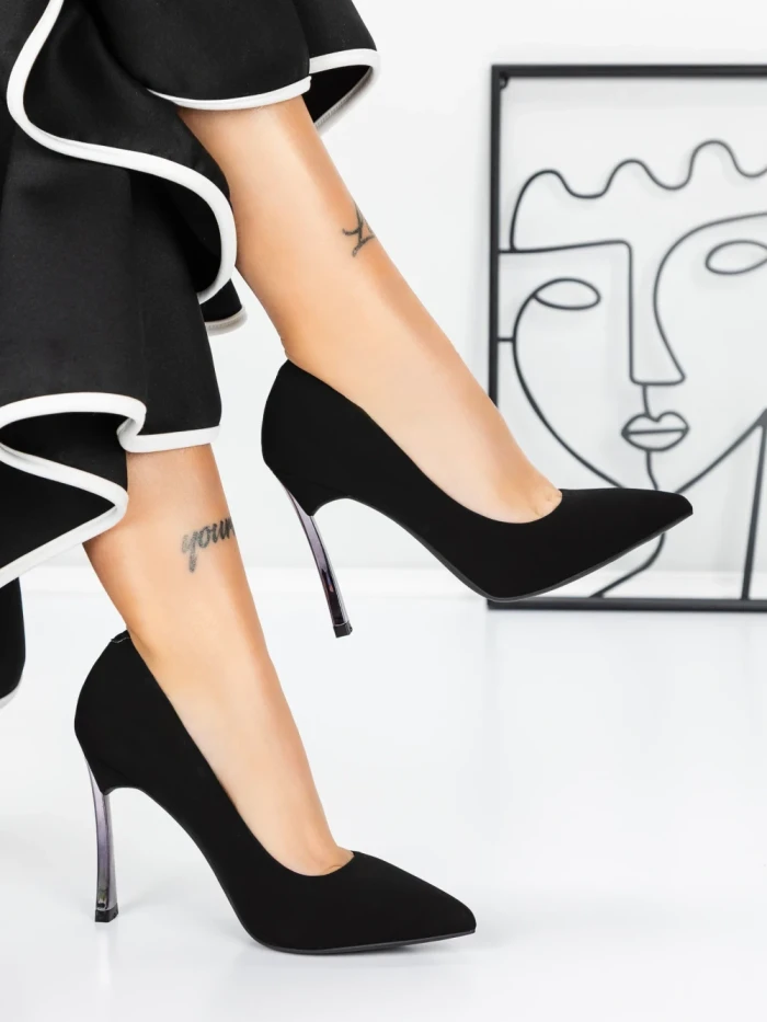 Pantofi Stiletto 3ADC80 BLACK | MEI