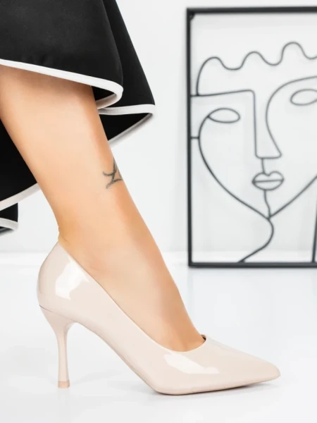 Pantofi Stiletto 3AXKK201 NUDE | MEI