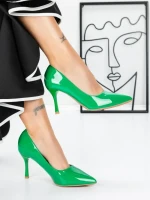 Pantofi Stiletto 3AXKK201 GREEN | MEI