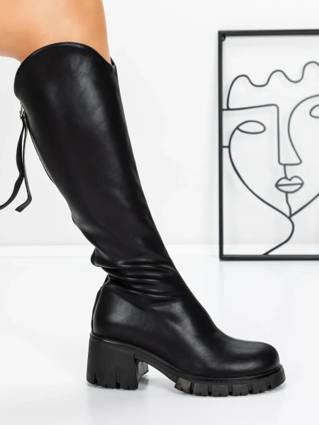Cizme Dama 3WL15 Negru » meishop.life