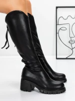 Cizme Dama 3WL15 Negru » meishop.life