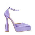Pantofi dama mov din material textil Medeia