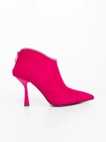 Botine dama fucsia  din material textil Marida