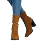 Botine dama Camina camel