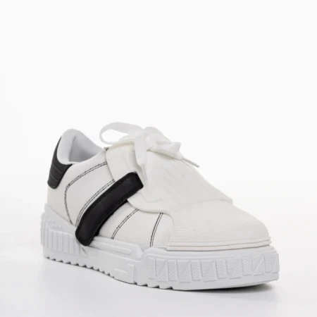 Pantofi sport barbati Lerond albi cu negru