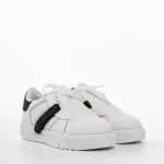 Pantofi sport barbati Lerond albi cu negru