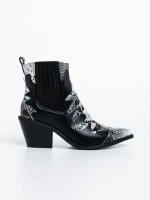 Botine dama negre din piele ecologica Mychal