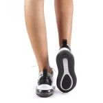 Pantofi sport dama Tamina alb cu negru