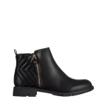 Botine dama negre din piele ecologica Gracelyn