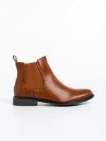 Botine dama camel din piele ecologica Sandie