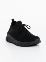 Pantofi sport barbati negri din material textil Andreo