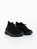 Pantofi sport barbati negri din material textil Andreo