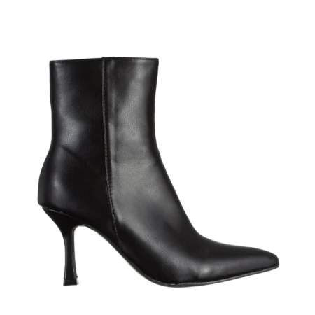 Botine dama negre din piele ecologica Kailani