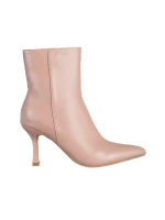Botine dama roz din piele ecologica Kailani