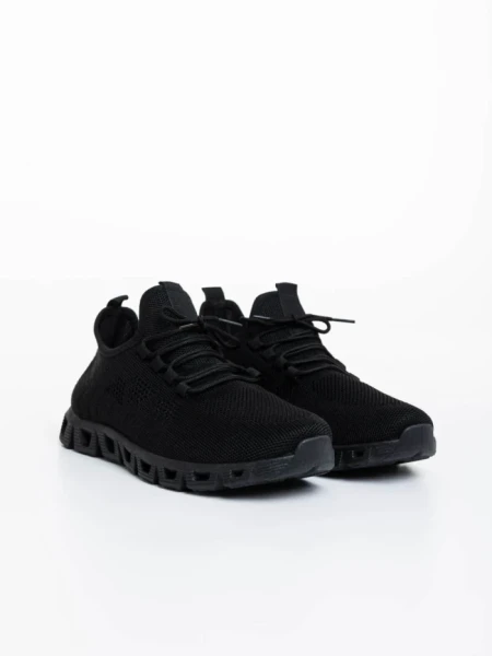 Pantofi sport barbati negri din material textil Astor