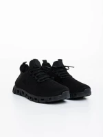 Pantofi sport barbati negri din material textil Astor