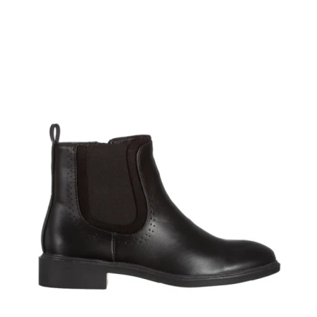 Botine dama negre din piele ecologica Daviana