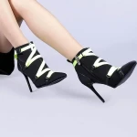 Botine dama Lucia verzi