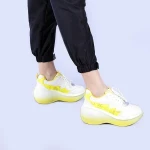 Pantofi sport dama Sabah galbeni