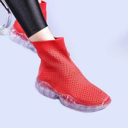 Pantofi sport dama Carlia rosii