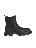 Botine dama negre din piele ecologca Alodie