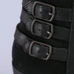 Botine piele Figo negre