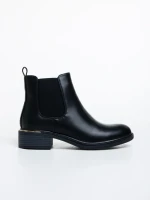 Botine dama negre din piele ecologica Vitaliya