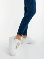 Pantofi sport dama aurii din piele ecologica Lorimar