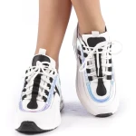 Pantofi sport dama Nikol albi