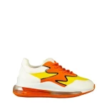 Pantofi sport dama Sadal alb cu galben