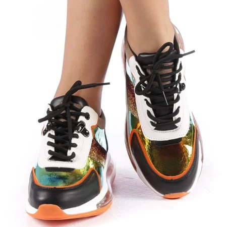 Pantofi sport dama Tamina portocalii