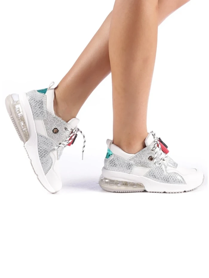 Pantofi sport dama Viorelia albi