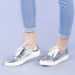 Pantofi sport dama Aniela argintii