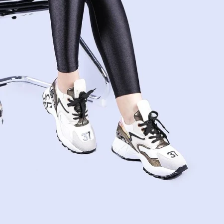 Pantofi sport dama Petrina albi