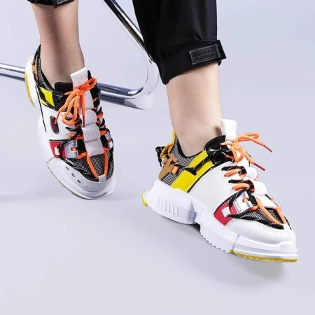 Pantofi sport dama Ventura albi
