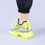Pantofi sport dama Abigail galbeni