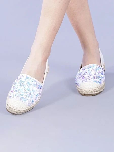 Espadrile dama Chapa albe