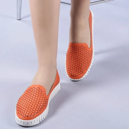 Espadrile dama Priya portocalii