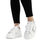 Pantofi sport dama Idona albi