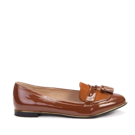 Mocasini dama Divine camel