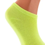 Set 3 perechi sosete copii Verde deschis Fucsia Verde inchis